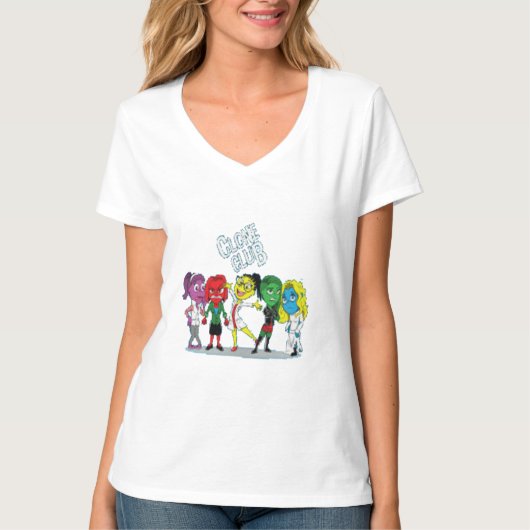 T-shirt de club de clone (Devant)
