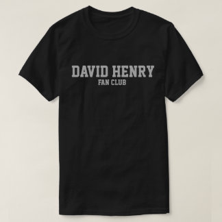 T-shirt de club de fan de David Henry