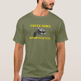 T-shirt de club de la moto de l'Oncle Sam