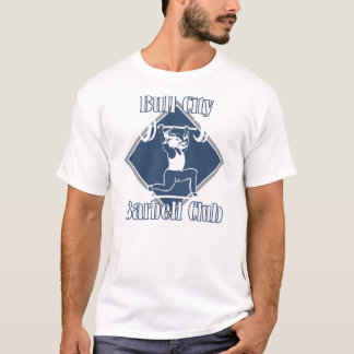 T-shirt de club d'haltère de ville de Taureau