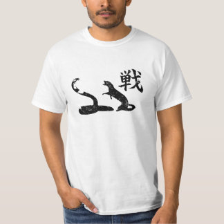 T-shirt de cobra et de mangouste