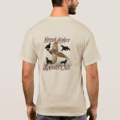 T-shirt De cocker de Spaniel/d'épagneul de club de logo (Dos)