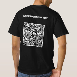 T-shirt de code QR personnalisé avec votre nom d'e