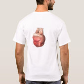 T-shirt de coeur - avant et dos (Dos)