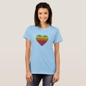 T-shirt de coeur d'Apple Mac (Devant entier)