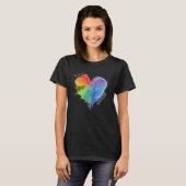 T-shirt de coeur de Serendipitydodah (Devant entier)