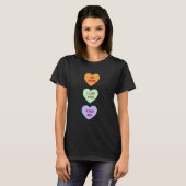 T-shirt de coeurs de conversation de (Devant entier)
