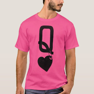 T-shirt De Coeurs Noir par Tobe Fonseca