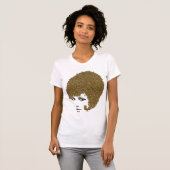 T-shirt de coiffure de ruche d'abeille de miel (Devant entier)