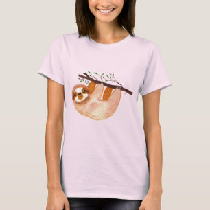 T-shirt de colorant de cravate de paresse