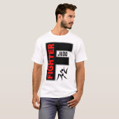 T-shirt de COMBATTANT d'ÉLITE de JUDO (Devant entier)