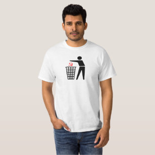 T-shirt de communisme de déchets