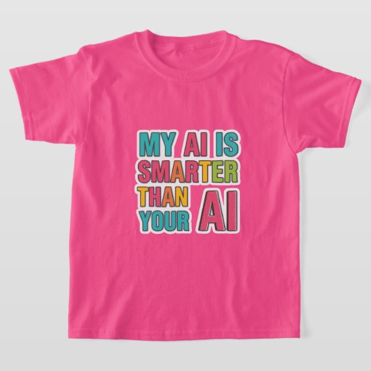 T-Shirt de compétition d'intelligence artificielle (Poser)