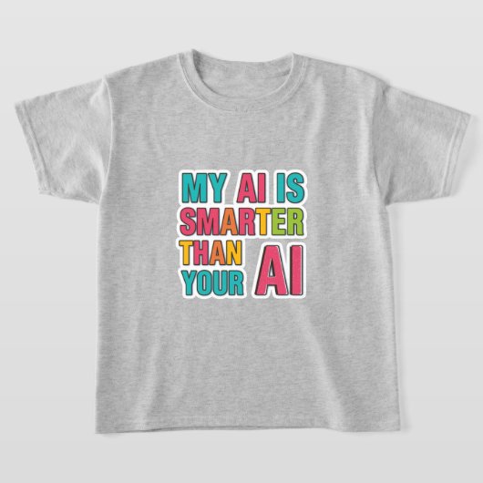 T-Shirt de compétition d'intelligence artificielle (Poser)