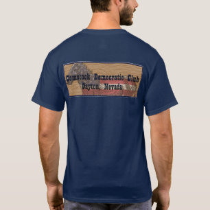 T-shirt De Comstock de club de logo dos Democratic dessus