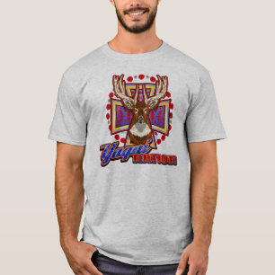 T-shirt de conception de cerfs communs de Yaqui
