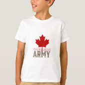 T-shirt de conception de l'Armée canadienne (Devant)