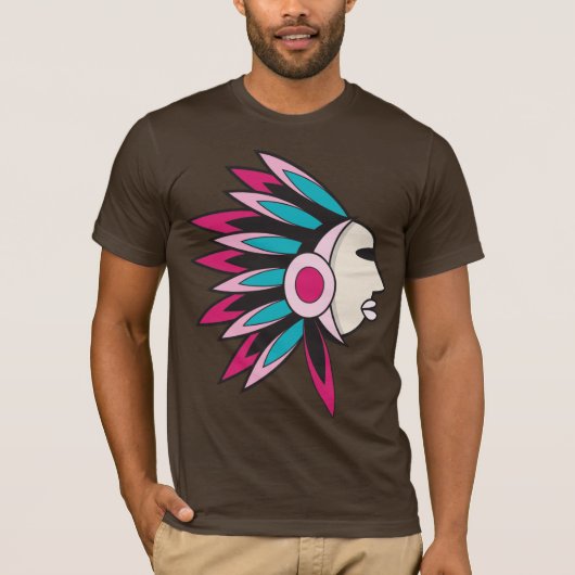 T-shirt de conception de natif américain (Devant)