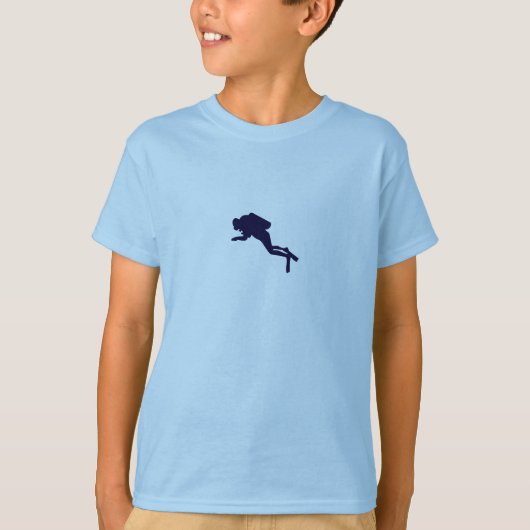 T-shirt de conception de plongeur autonome de (Devant)