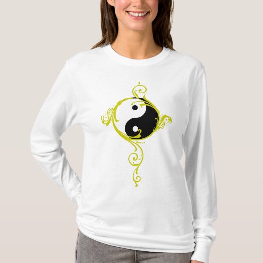T-shirt de conception de Yin Yang (Devant)