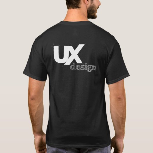 T-shirt de conception d'UX (Dos)