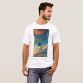 T-shirt de conception en parachute défectueux (Devant entier)