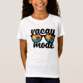 T-shirt de conception estivale en mode Vacay (Devant)