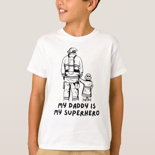 T-shirt de conception graphique du père et du fils (Devant)