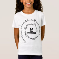 T-shirt de conception spirale pour les jeunes de l