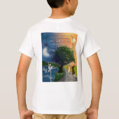 T-shirt de concert de printemps blanc pour enfants (Dos)