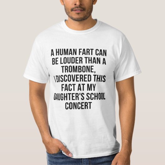 T-shirt de concert embarrassant (Devant)
