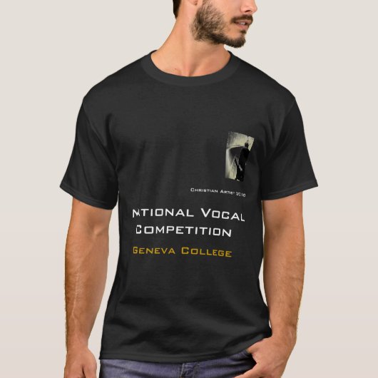 T-shirt de concours d'université de Pittsburgh/de (Devant)