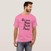 T-shirt de conscience de cancer du sein (Devant entier)