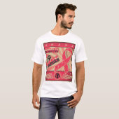 T-shirt de conscience de cancer du sein (Devant entier)
