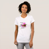 T-SHIRT DE CONSCIENCE DE CANCER DU SEIN (Devant entier)