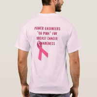 T-shirt de conscience de cancer du sein de NUQUE