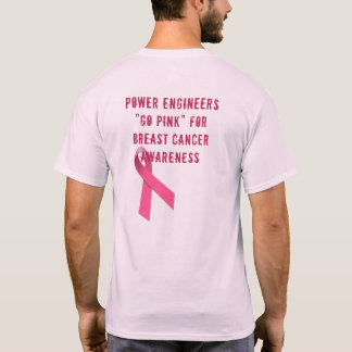 T-shirt de conscience de cancer du sein de NUQUE