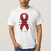 T-shirt de conscience de course (Devant)