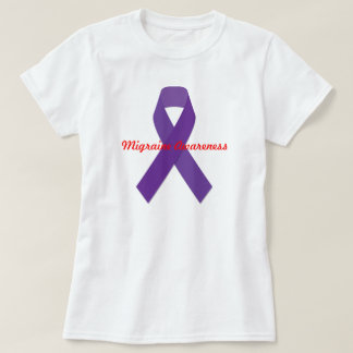 T-shirt de conscience de la migraine des femmes