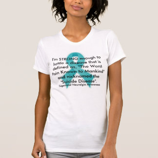 T-shirt de conscience de névralgie faciale