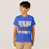 T-shirt de conscience de vitiligo (Devant entier)
