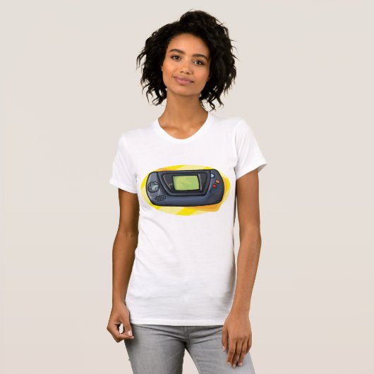T-Shirt de console de jeu pour femmes (Devant entier)