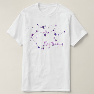 T-shirt de constellation de zodiaque de Sagittaire