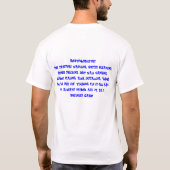 T-shirt de construction (Dos)