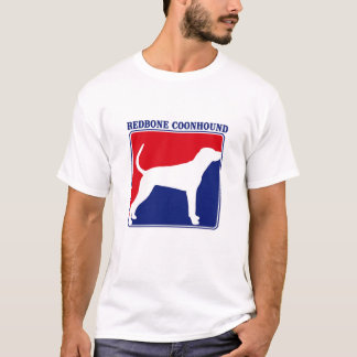 T-shirt de Coonhound de Redbone de ligue