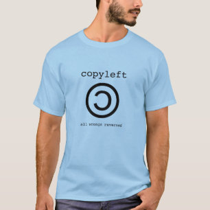T-shirt de copyleft