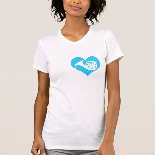 T-shirt de cor de harmonie d'amour (Devant)