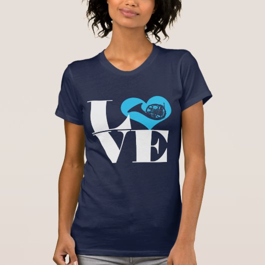 T-shirt de cor de harmonie d'amour (Devant)