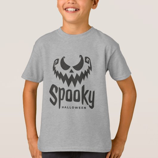 T-shirt de costume d'Halloween joyeusement effraya (Devant)