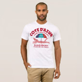 T-shirt de Cote d'Azur (Devant entier)